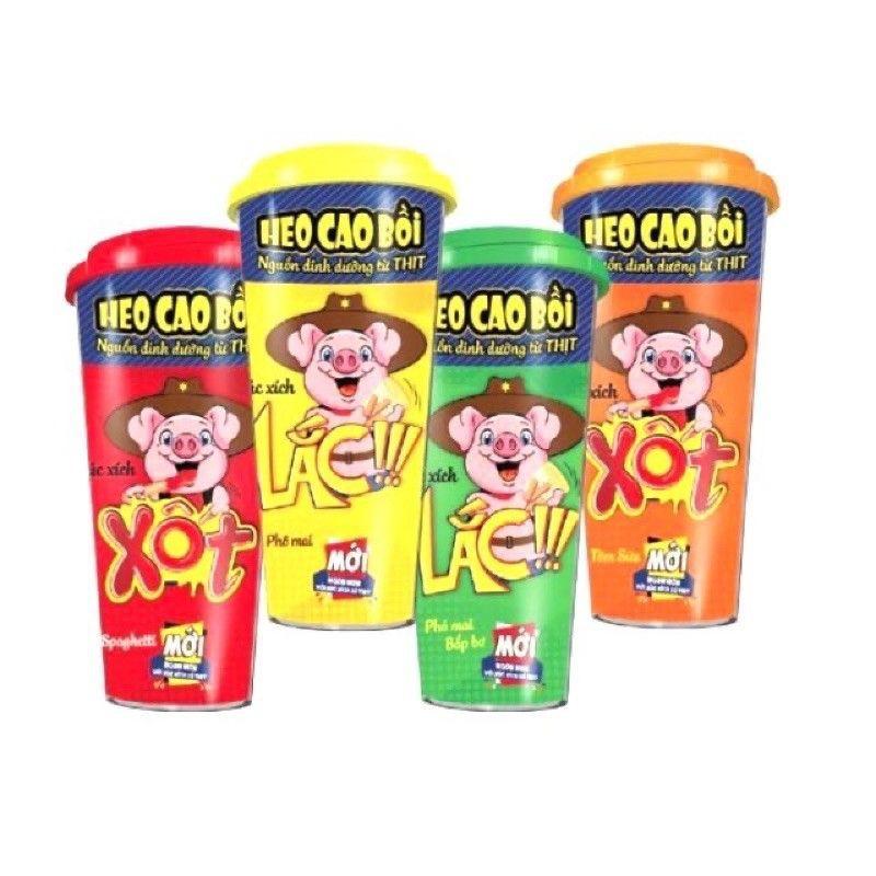 Combo 5 hộp xúc xích heo cao bồi mới 3 cây tặng 1 Cay Food