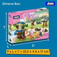 Gambar Mainan Balok Juno 8732-3A | Fairy House 6in1 | Mainan Balok Friends Rumah Pohon 6in1 - Fairy House dari Juno Toys_NEW Kota Surabaya 4 Tokopedia