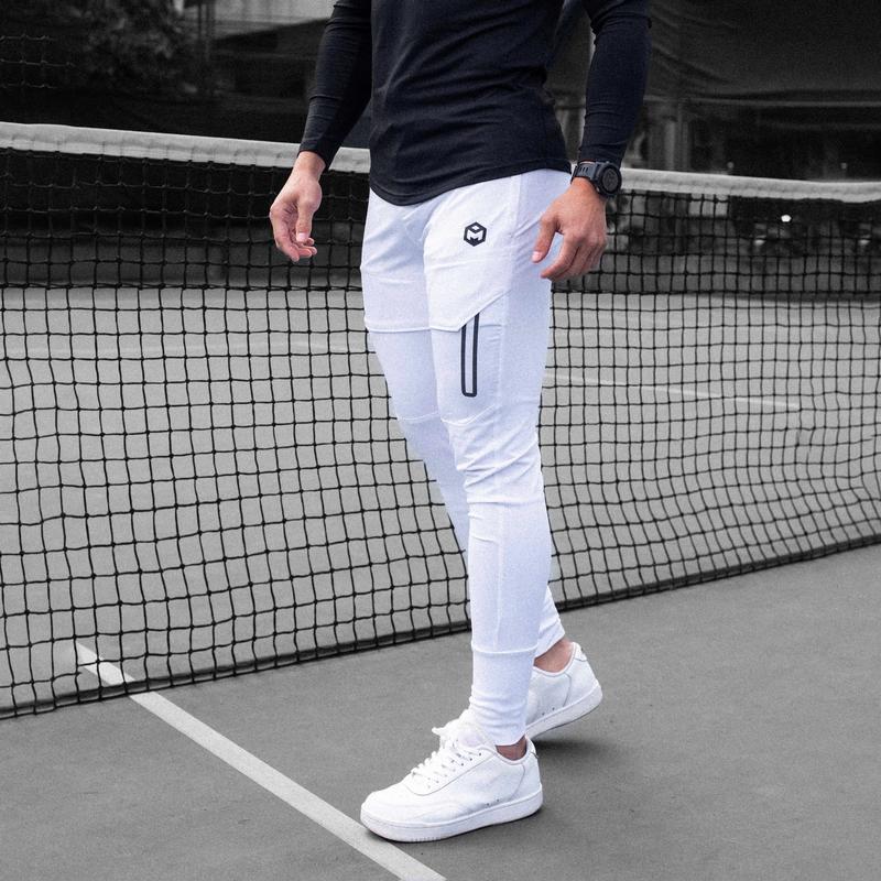 Quần jogger thể thao nam vải poly co giãn thoáng khí The Max T52024 G05141 ( chạy bộ, đạp xe, ....) đen, xám, xám xước