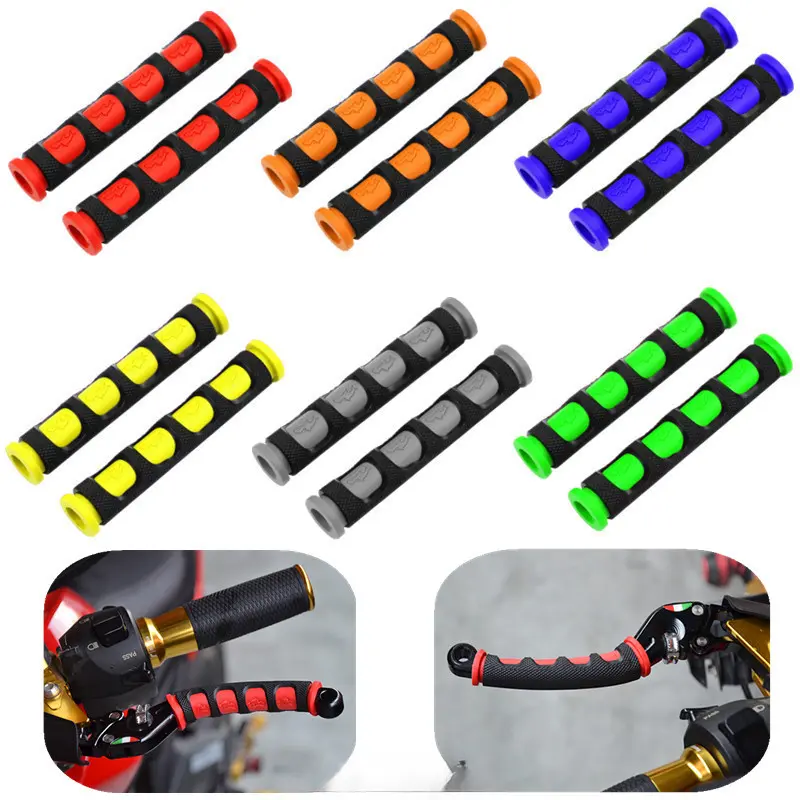 Tay Cầm Phanh Xe Máy Tay Áo Silicon, Mềm Và Chống Trượt, Bền, Tay Lái Bảo Vệ Xe Máy Và Xe Đạp, Phụ Kiện Thiết Bị Moto 0