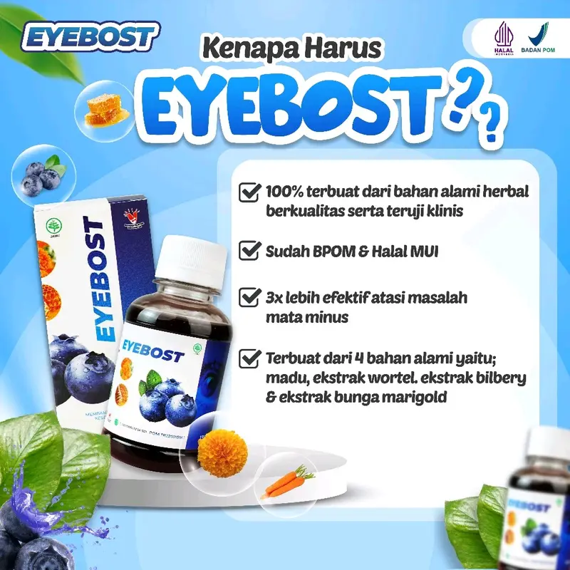 Eyebost – Madu Herbal Vitamin Mata 130ml 3