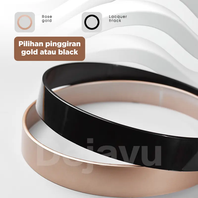 Dejavu Jam Dinding Aesthetic Modern Tahan Lama Bulat Digital Quartz Minimalis Elegant Tahan lama Awet HJD103 Round Digital 8