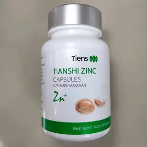 Zinc Capsules (Suplemen mineral) mengandung bubuk protein Telur