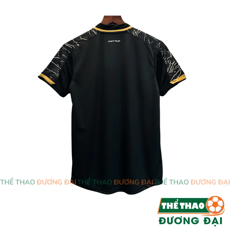 Quần Áo Bóng Đá Thiết Kế JP Thunder Đen Thun Mè Cao Cấp Thoáng Khí Thể Thao Đương Đại 1