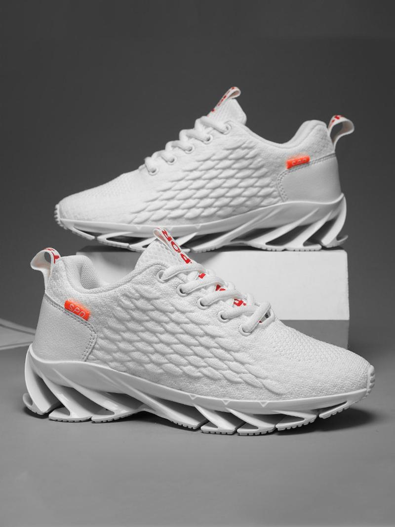 Product Introduction of Women's Fashionable Breathable Mesh Sneakers, Casual Comfortable Sports Running Shoes, All-match Round Toe Lace Up Low Top Sneakers for Daily Wear 5
