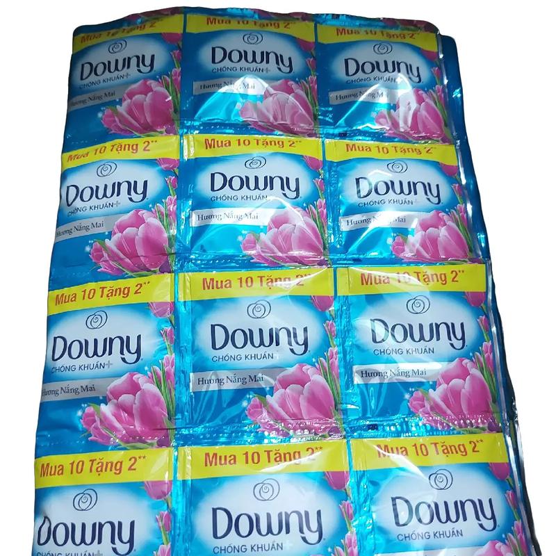 Combo 6 dây dầu xả Downy Nắng mai 12 gói ( 72 gói dầu xả Downy Nắng mai ) Làm Sạch