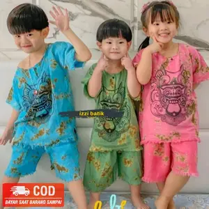 Setelan barong anak /baju barong bali Baju Motif Pakaian