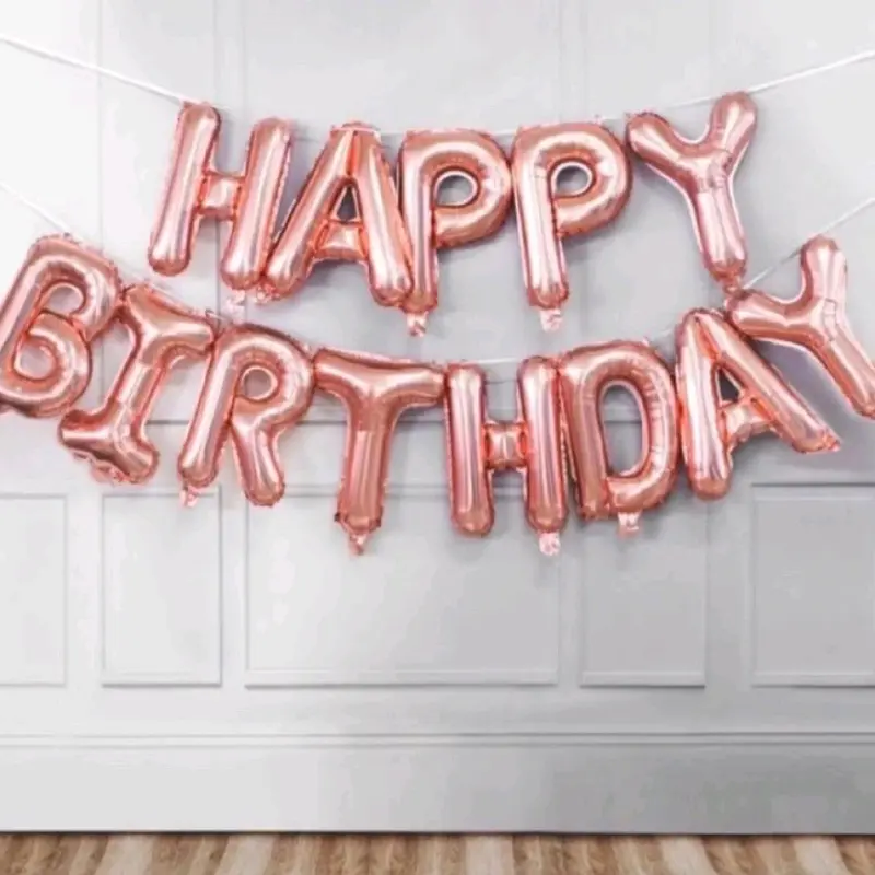 Bộ Bóng Chữ Happy Birthday trang trí sinh nhật 2