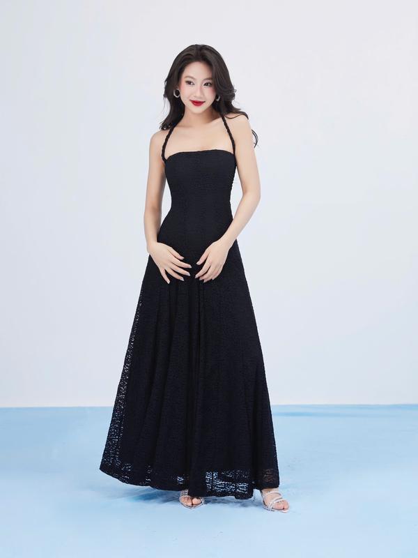 Đầm Nữ Đi Tiệc Ren Cúp Ngực Hở Lưng Dáng Xoè Dài  - DIMAR DRESS - GOÛT DE JUN