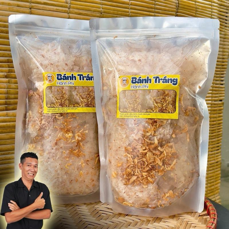 Bánh tráng trộn Hành phi bịch 250g Nhà BaoQuang Food , ăn vặt Snack Food