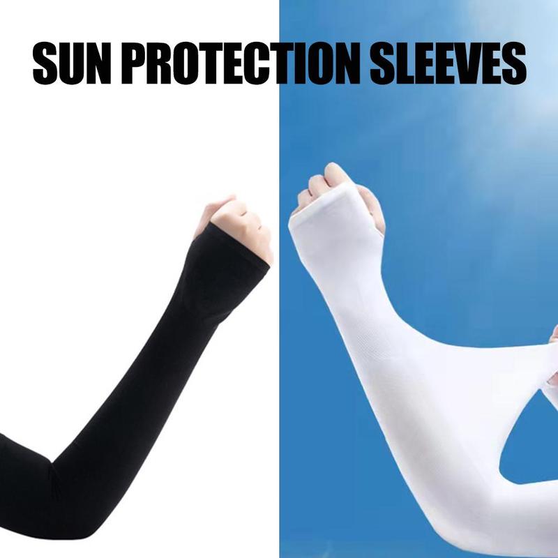 Unisex Summer Arm Sleeves Sun UV Protection Breathable Cooling Arm Covers For Outdoor Cycling Running Mountaineering Arm Protection 5