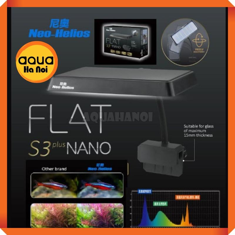  Đèn thủy sinh Neo Helios FLAT S3 Plus   S3 Pro Nano Plus Đỏ Cá Không Đỏ Nước 