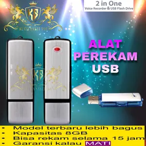 Alat Perekam Suara Mini  Voice Recorder Flasdisk 8gb ORI JS63 Alat REKAM suara USB Flash Disk Drive 8GB Digital Voice