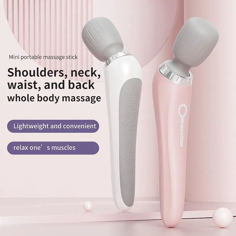 Portable Electric Massage Stick, Usb Rechargeable 5 Modes High Speed Motor Massager, Whole Body Relaxation Tool for Neck, Back, Legs & Waist Relief, Healthcare 7