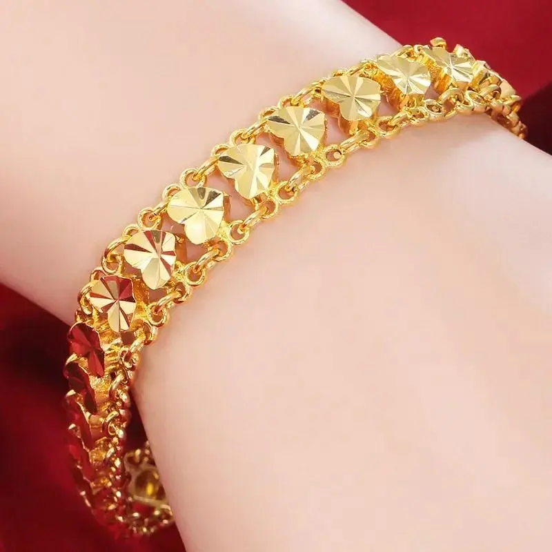 2024 Gold Plated Bracelet Women's Boutique Jewelry Gift Luxury Gift for Lovers
