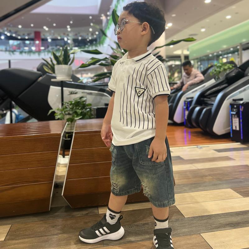 [SUSHIKIDS] Bộ Polo + Quần jean Cực Xịn sò cho bé trai | Size 9-27kg | Áo cotton mềm mát. 7