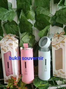 10pcs souvenir pernikahan botol nice botol kaca kemasan bok bonus kartu ucapan terima kasih