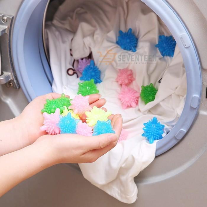 Bola Laundry Alat Bantu Mesin Cuci Biar Lebih Bersih / Bola Karet Mesin Cuci Anti Kusut / Magic Laundry Ball / Bola Laundry Magic 7