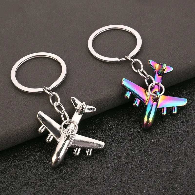Creative Three-Dimensional Simulation Aircraft Model Keychain Air China Civil Aviation Aircraft Exhibition Travel Small Gift