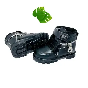 COD BAYAR DI TEMPAT sepatu boot anak laki-laki TRLARIS trbaru 2025umur usia 1234567 tahun sekolah sd tk balita anak kecil trendy keren Bayi Kaki Hitam