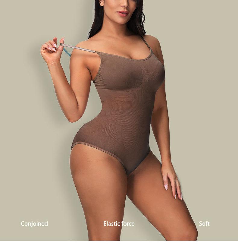 Product Introduction of Wireless One-Piece Bra European and American Style Sexy Bra High Elastic Fabric Three-Dimensional Chest Support Shaping Body Shaping Abdomen Control Shapewear Womenswear 0