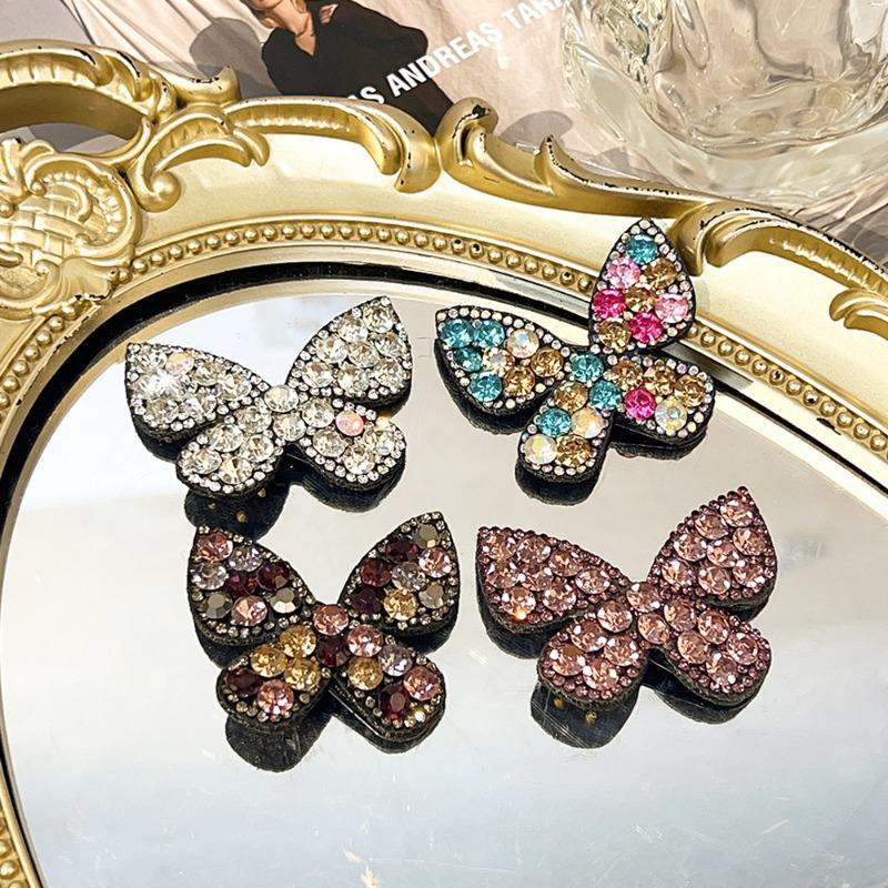 Product Introduction of Sweet Cool Butterfly BB Clip Fashion Shining Personalized High Quality Hairpin Exquisite Light Luxury Advanced Sense Gifts Headwear 23