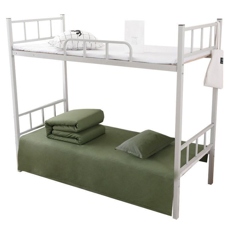 Product Introduction of Set Tempat Tidur, Warna Hijau Tentera, untuk Asrama Bujang, Sesuai untuk Latihan Ketenteraan dan Asrama, Termasuk Cadar, Sarung Kuilt, Sarung Bantal Bedding Soft 2