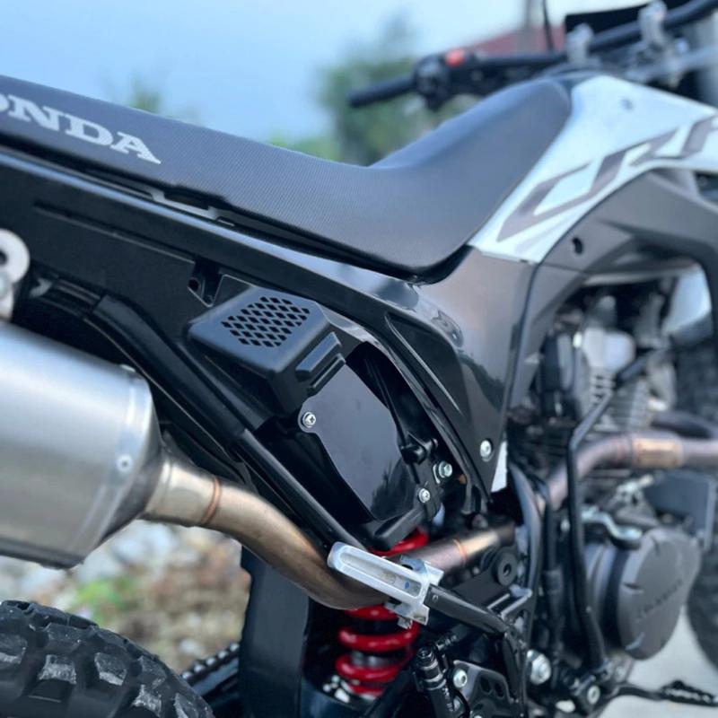 Mika Akrilik Honda CRF 150L Pelindung Shock/Mudflap dan Tutup/Cover Filter Motor Motorcycle 2