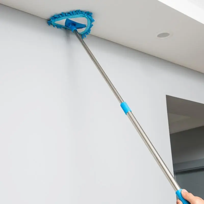 [MS] Alat Pembersih Rumah / Pel Dinding Segitiga Microfiber Serbaguna 0
