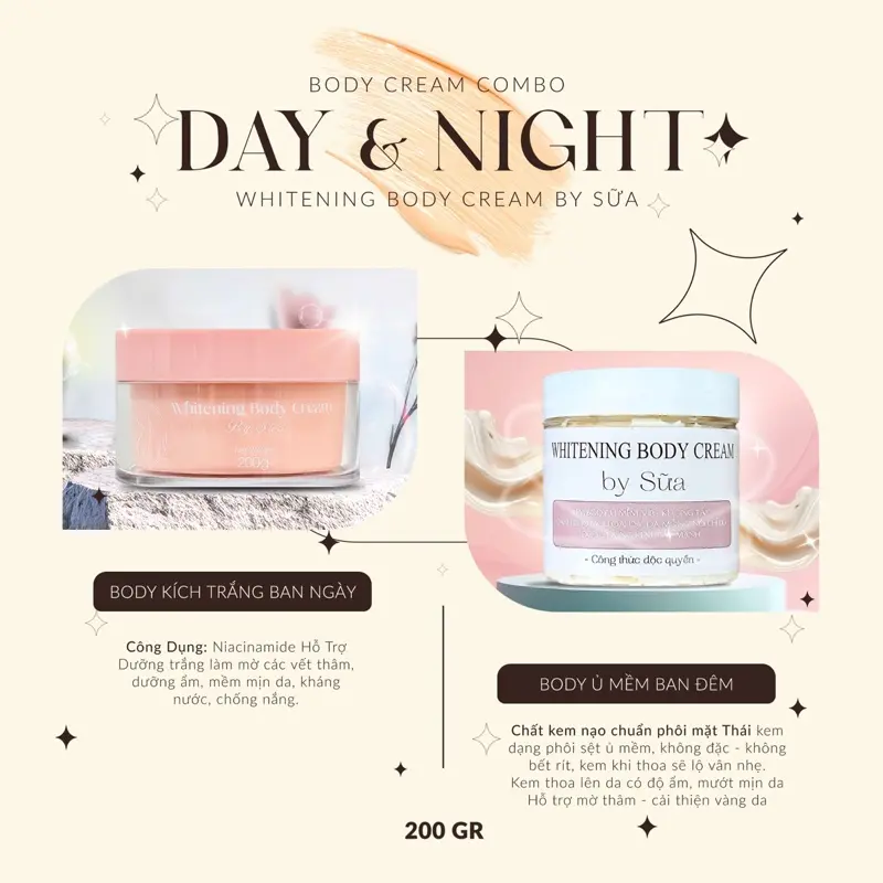 Combo body Ngày & Đêm ( 200gr )