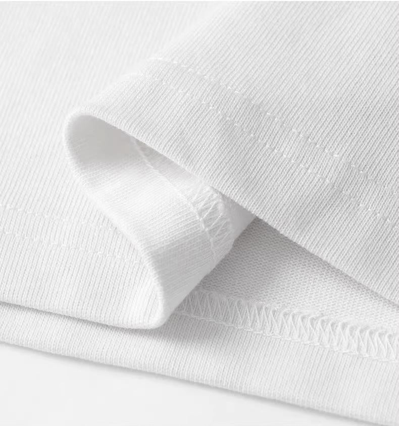 Product Introduction of Áo Thun Nam Ngắn Tay Cổ Tròn, Chất Liệu Cotton Nguyên Chất 250gsm, Phong Cách Hàn Quốc Mùa Hè, Áo Đơn Giản Hợp Xu hướng Dáng Rộng Và Dễ Phối Đồ, Thương Hiệu Hợp Xu Hướng Dáng Rộng Thường Ngày 6