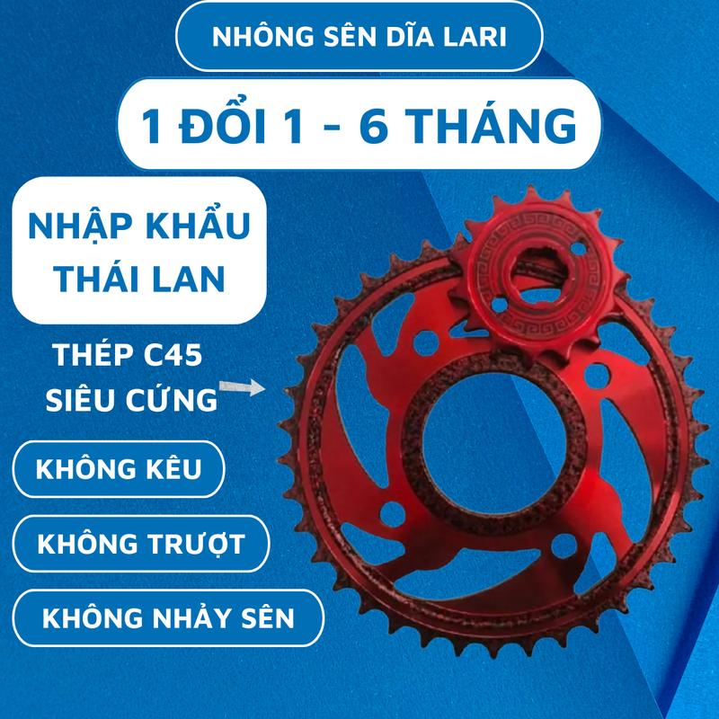 Bộ nhông sên dĩa Raider Fi/ Satria, hàng nhập Thái Lan - LARI shop Phụ Tùng