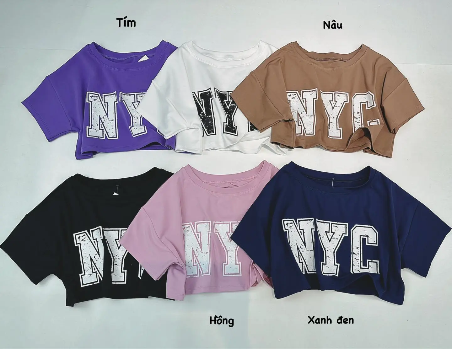 ÁO Croptop Phom Rộng NYC MẶC KHOÁC NGOÀI KÈM BRA TẬP GYM