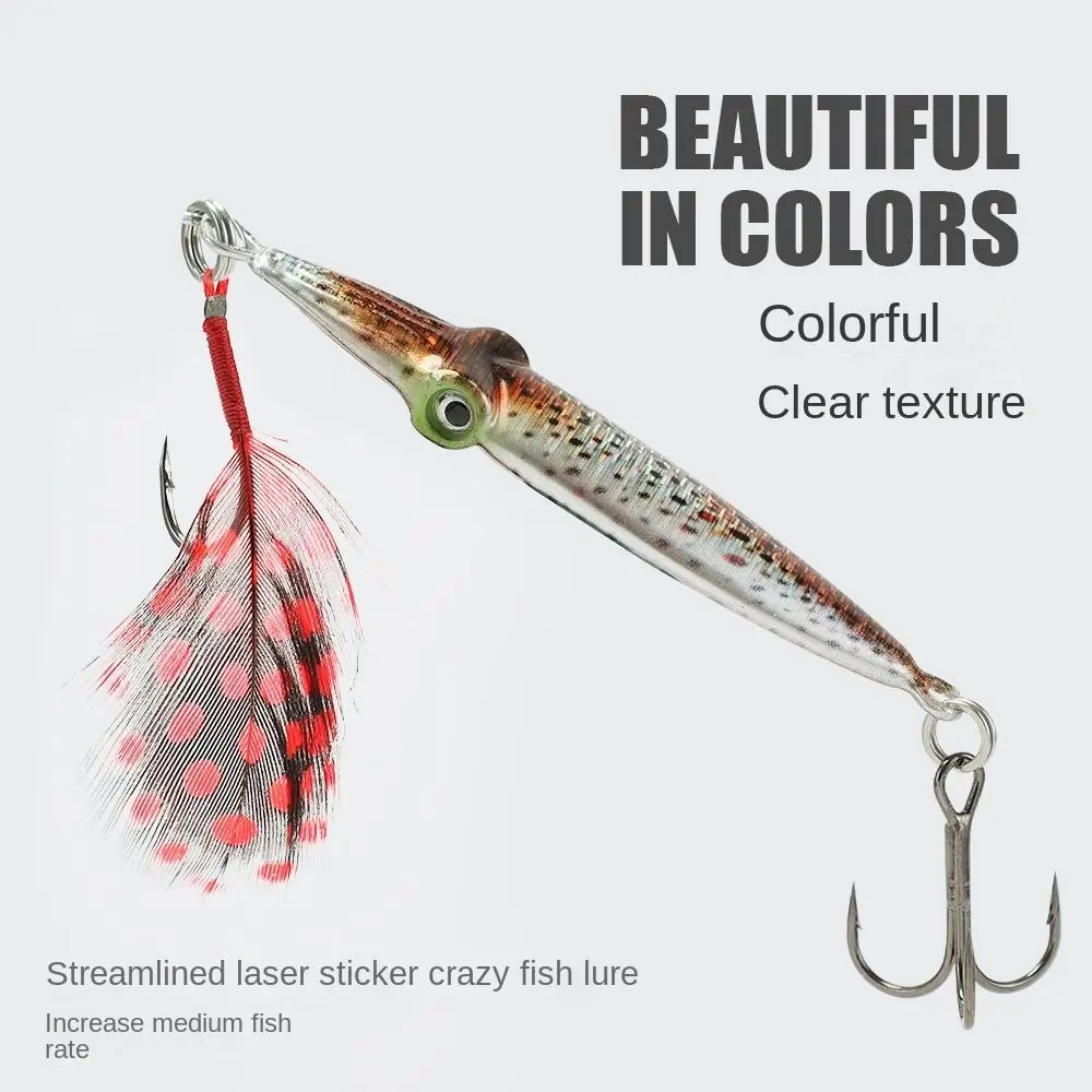 Mồi Câu Cá, Mồi Câu Cá Jigging, Thông Dụng, Mắt 3D, Ngư Cụ Chìm, Lắc Lư, Làm Bằng Kim Loại, Mồi Câu Cá Nục, Để Câu Cá
