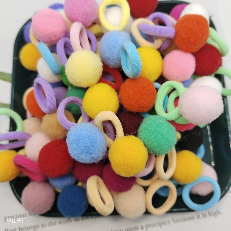 Product Introduction of Dây Buộc Tóc Trẻ Em, Dây Buộc Tóc Pom-Pom Dễ Thương, Dành Cho Bé Gái Và Bé Trai, Đầy Màu Sắc, Dây Buộc Tóc Bện Cho Bé, Phụ Kiện Tóc Năm Mới, Mua Lẻ, 2024 13
