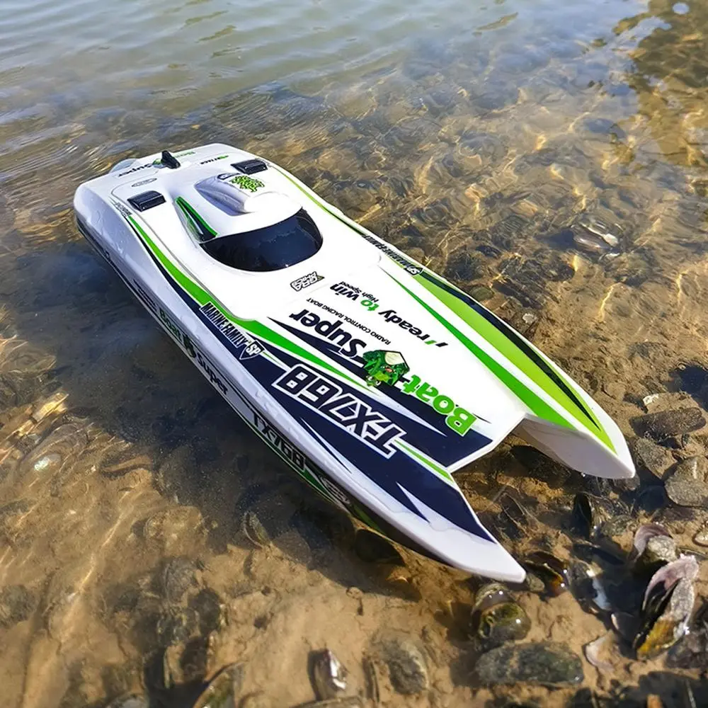 2.4G Brushless Boat, 1 Count 2.4G Remote Control Turbojet Speedboat, High Speed Watercraft Toy