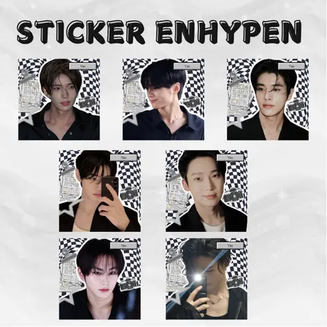 [ SET 10c] STICKER NIÊM PHONG ENHYPEN 0