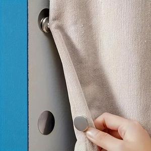 磁気カーテンバックル 12個セット、シャワーカーテン用窓アクセサリーセット、カーテンクローズ、ホームデコレーション用