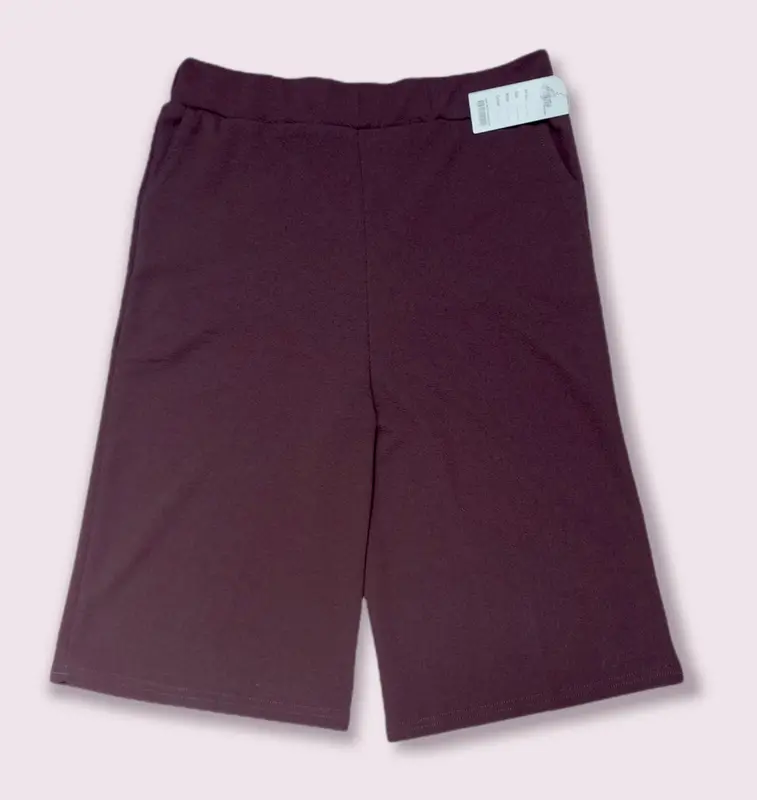 Promo 100 dapet 5 pcs!!! Celana Pendek Polos Jumbo // Celana Pendek Wanita dewas Sehari Hari termurah Kulot Crepe Santai Shorts Harian 3