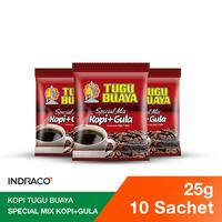 Gambar Tugu Buaya Kopi Special Mix Kopi+Gula (10 sachets x 23g) dari INDRACO Store Kab. Gresik 1 Tokopedia