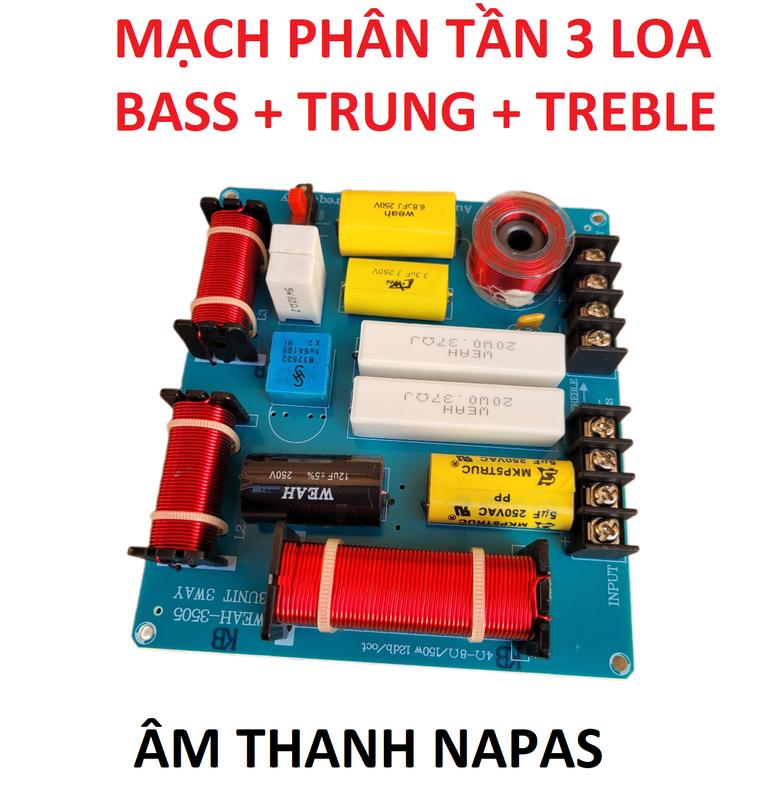  MẠCH PHÂN TẦN LOA 3 ĐƯỜNG TIẾNG WEAH3505 - GIÁ 1 CÁI - PHÂN TẦN 3 LOA - PHÂN TẦN LOA KẸO KÉO 