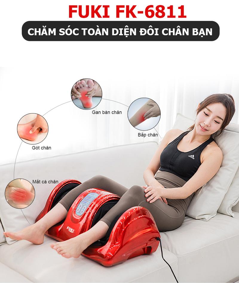 Product Introduction of Máy massage chân Fuki FK-6811 màu đỏ - Thiết kế thông minh, hiệu quả chuyên sâu 11