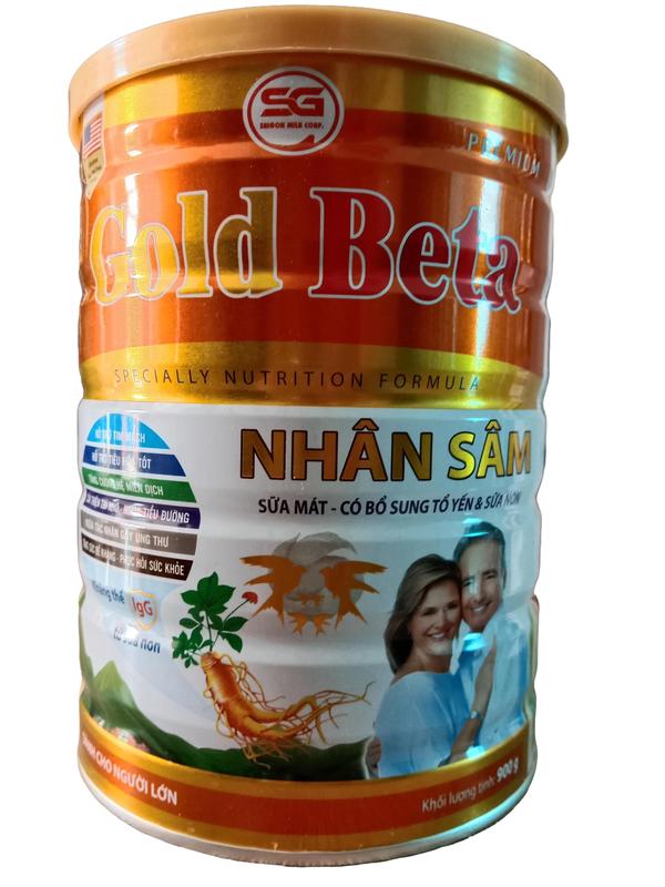 Sữa dành cho NGƯỜI GIÀ PHỤC HỒI SỨC KHỎE GOLD BETA NHÂN SÂM 900g - - Dành cho người già - Tiểu đường 900g