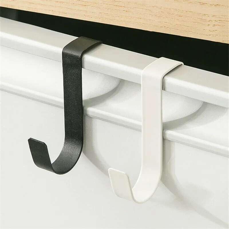 Product Introduction of Multi-Purpose Hooks Kitchen Cabinet Door Back Hanging Rack Clothes Coat Hat Towel Hanger Storage Hook Bathroom Accessories 8