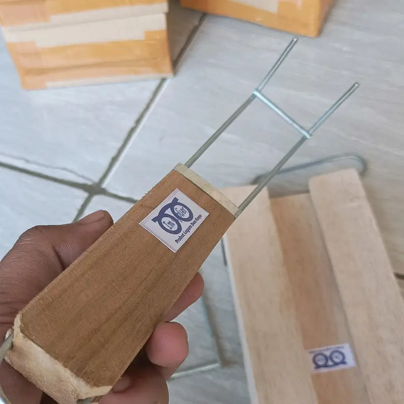 papan risolles satu set garpu pencelup kayu kitchenware 1