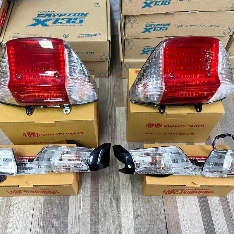 Bộ đèn trắng HMA chính hãng Thailand dành cho Honda Dream