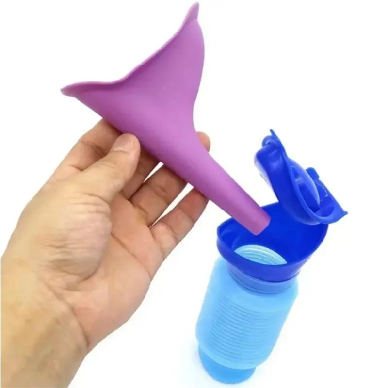 Portable Car Urine Bottle, Foldable Car Emergency Urine Bottle, Car Accessories for Outdoor Camping Travel 0