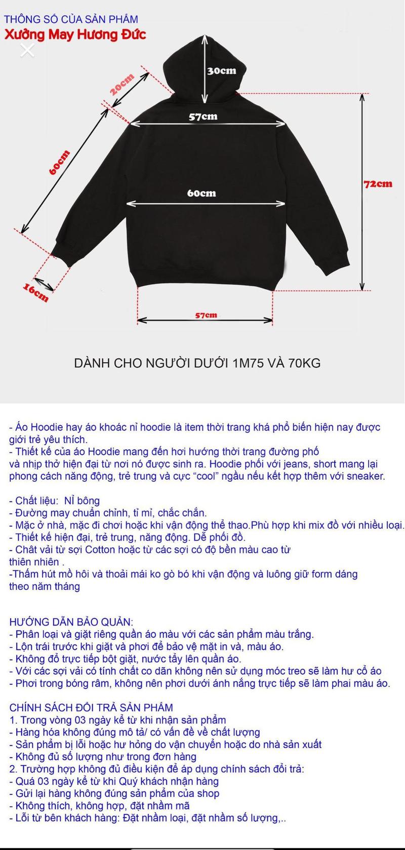 Product Introduction of Áo Hoodie Form Rộng Unisex Nam Nữ Tay Bồng In Hình Chữ M 0