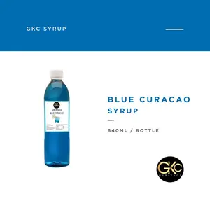 GKC Heritage Sirup Cair Konsentrat Minuman Blue Curacao - HALAL - 640 mL - Bluecuracao Syrup
