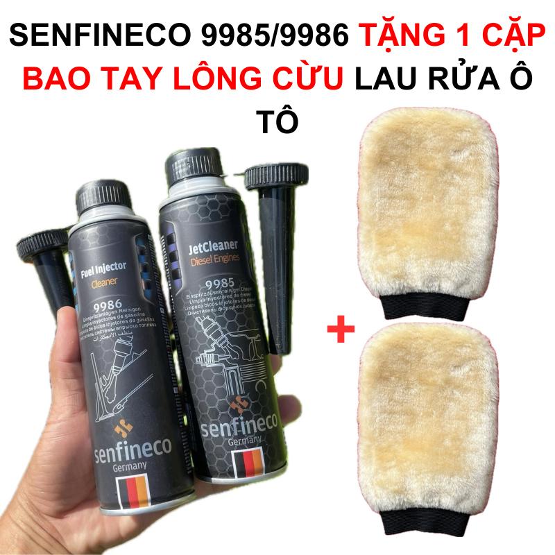 TẶNG BAO TAY Senfineco 9985 9986 300 Ml Vệ Sinh Kim Phun Buồng Đốt Súc Béc Xăng Súc Béc Dầu Diezel nhập khẩu Đức